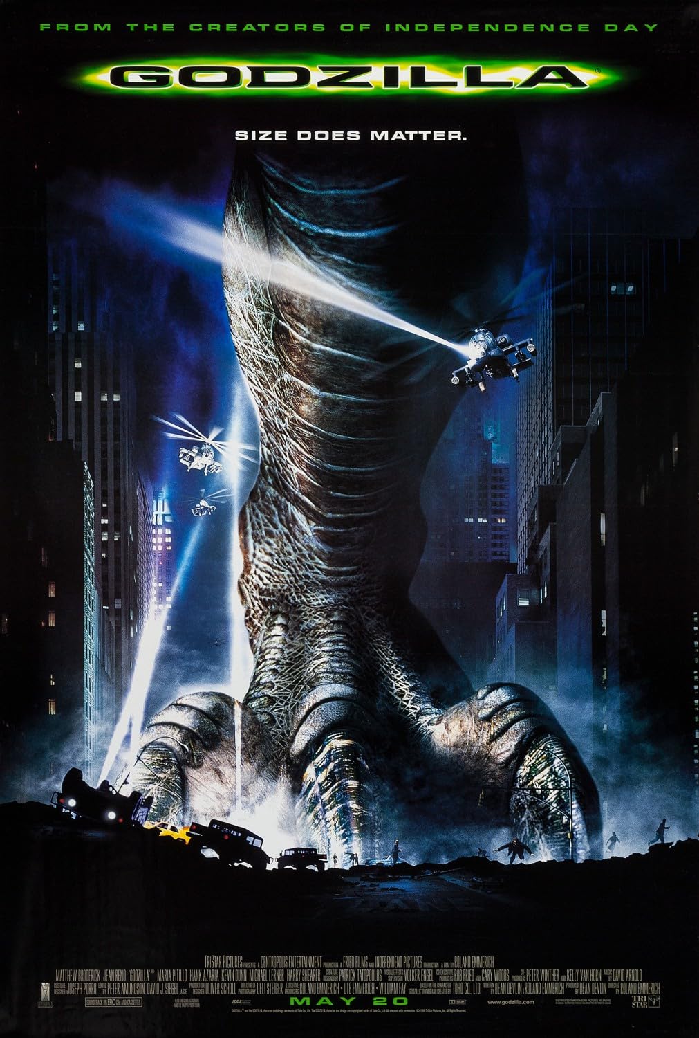 فيلم Godzilla 1998 مترجم اون لاين